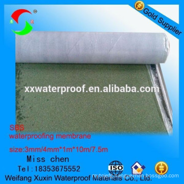 4mm SBS color roof waterproofing membrane